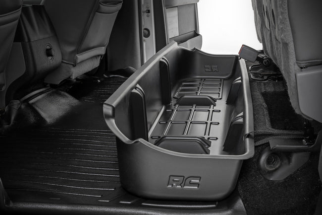 Under Seat Storage | Crew Cab | Ford F-150 2WD/4WD (2009-2014) - The Suspension Specialists