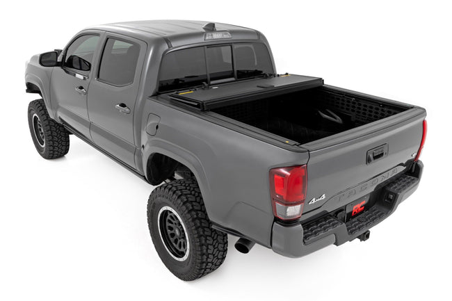 Hard Tri-Fold Flip Up Bed Cover | 6' Bed | Toyota Tacoma 2WD/4WD (2005-2015)