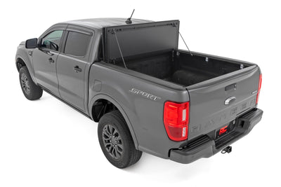 Hard Tri-Fold Flip Up Bed Cover | 5' Bed | Ford Ranger 2WD/4WD (2019-2023) - The Suspension Specialists