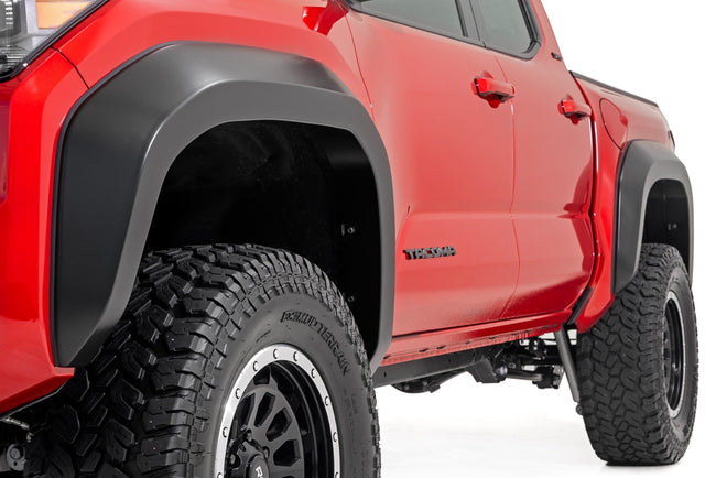 Rough Country Fender Flares | Sport | 3U5 Supersonic Red | Toyota Tacoma 2WD/4WD (24-25)
