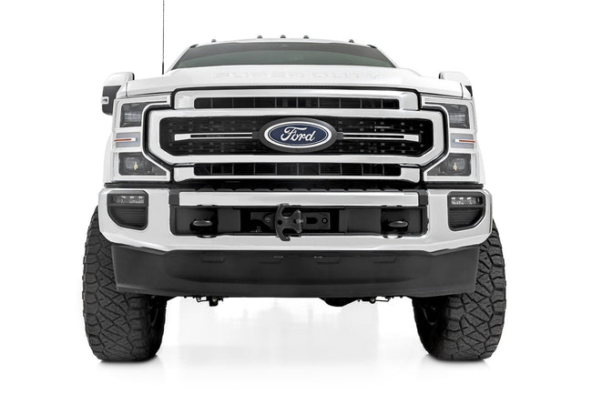 Rough Country Hidden Winch Mount | PRO12000S | Ford F-250/F-350 Super Duty 2WD/4WD (20-22) - The Suspension Specialists
