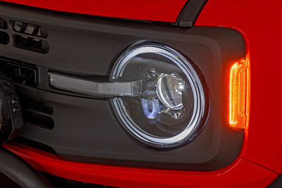 DRL Halo LED Headlights | DOT Approved | Ford Bronco 4WD (2021-2025) - The Suspension Specialists