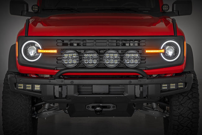 DRL Halo LED Headlights | DOT Approved | Ford Bronco 4WD (2021-2025) - The Suspension Specialists