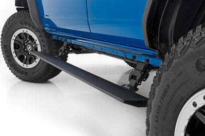 Rough Country Power Running Boards | Dual Electric Motor | 4 Door | Ford Bronco 4WD (21-25) - The Suspension Specialists