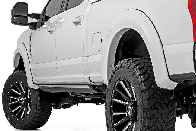 Rough Country Fender Flares | Sport | BN Silver Spruce | Ford F-250/F-350 Super Duty (17-22) - The Suspension Specialists