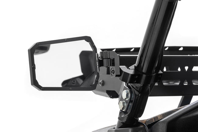 UTV Aluminum Side View Mirrors | Horizontal - The Suspension Specialists