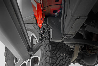Rough Country Power Running Boards | Dual Electric Motor | 4 Door | Jeep Wrangler JL (18-24)