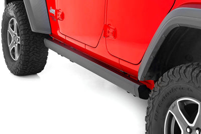 Rough Country Power Running Boards | Dual Electric Motor | 4 Door | Jeep Wrangler JL (18-24)