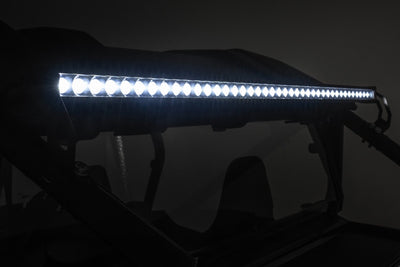 Rough Country LED Light Kit | Rear Mount | 40" Black Single Row | Polaris RZR 1000XP4 (2024)