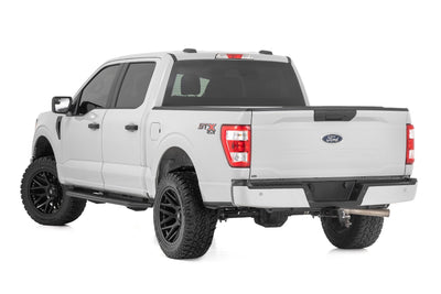 Rough Country OV2 Running Boards | Side Step Bars | Crew Cab | Ford F-150/Lightning/F-250/F-350 (15-25) - The Suspension Specialists