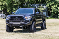 Rough Country Front Bumper | Hybrid | 9500-Lb Pro Series Winch | Synthetic Rope | Toyota Tacoma (16-23)