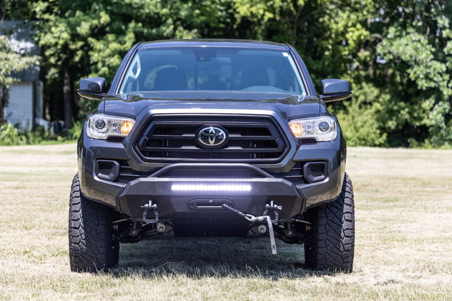 Rough Country Front Bumper | Hybrid | 20" Blk LED | Toyota Tacoma 4WD (2016-2023)