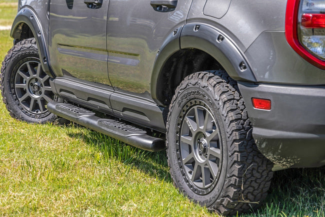 Oval Nerf Steps | Black | Ford Bronco Sport 4WD (2021-2025) - The Suspension Specialists