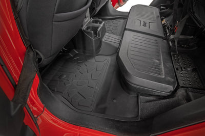Flex-Fit Floor Mats | FR & RR | RR Lockable | Jeep Gladiator JT 4WD (20-25)
