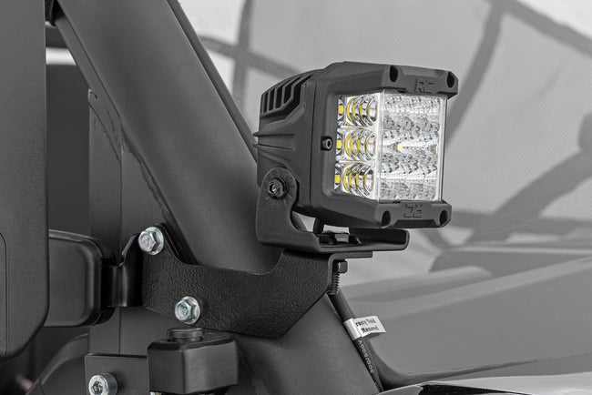 LED Light Kit | Cage Mount | 2" Chrome Pair | Wide Angle | CFMOTO UFORCE 1000 - The Suspension Specialists