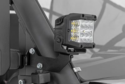 LED Light Kit | Cage Mount | 2" Black Pair | CFMOTO UFORCE 1000 - The Suspension Specialists