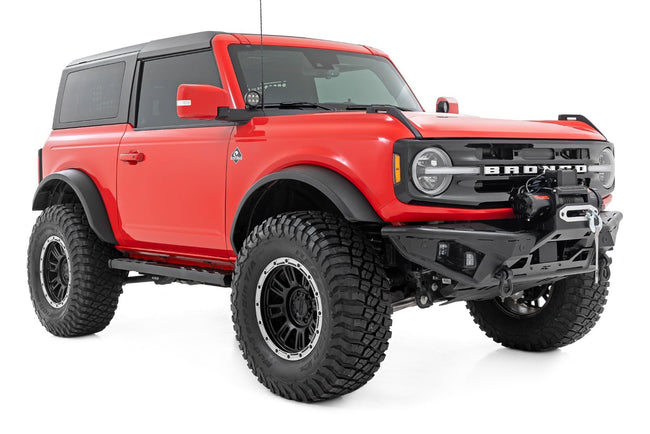 Rough Country BA2 Running Boards | Side Step Bars | 2-Door | Ford Bronco (2 Door) (21-25) - The Suspension Specialists