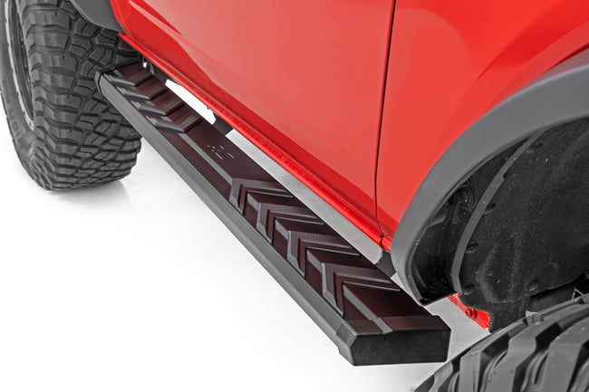 Rough Country BA2 Running Boards | Side Step Bars | 2-Door | Ford Bronco (2 Door) (21-25) - The Suspension Specialists