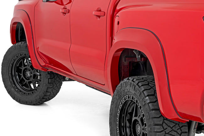 Rough Country Fender Flares | Sport | QAK Glacier White | Nissan Frontier 2WD/4WD (22-25)