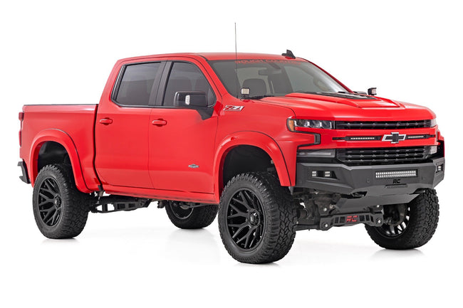Rough Country Fender Flares | Sport | GB8 Mosaic Black | Chevy Silverado 1500 2WD/4WD (2019-2026 & Refresh)