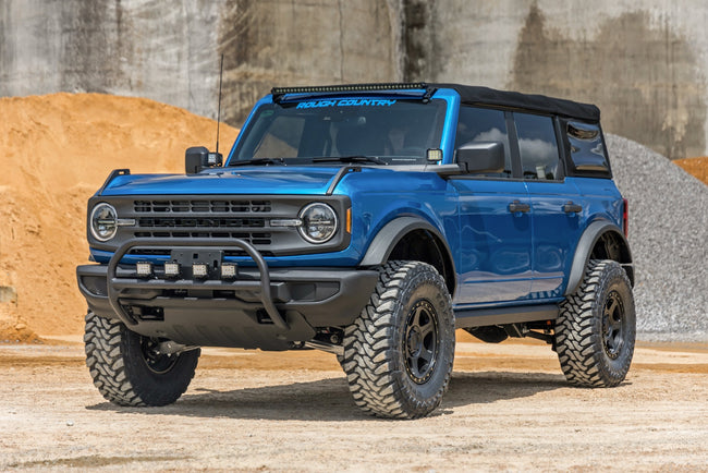 Nudge Bar | 20 Inch Chrome Single Row LED | Ford Bronco 4WD (2021-2025) - The Suspension Specialists