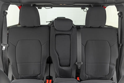 Seat Covers | Bucket Seats |W/Fold Down RR Armrest |FR & RR | 4DR | Ford Bronco (21-25) - The Suspension Specialists