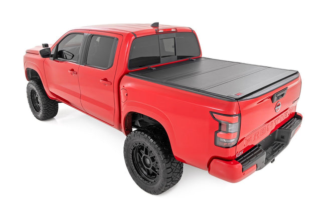 Hard Tri-Fold Flip Up Bed Cover | 5' Bed | Nissan Frontier 2WD/4WD (22-26)