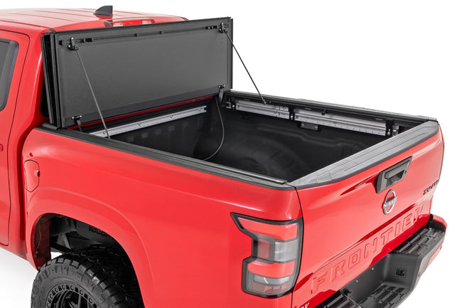 Hard Tri-Fold Flip Up Bed Cover | 5' Bed | Nissan Frontier 2WD/4WD (22-26)