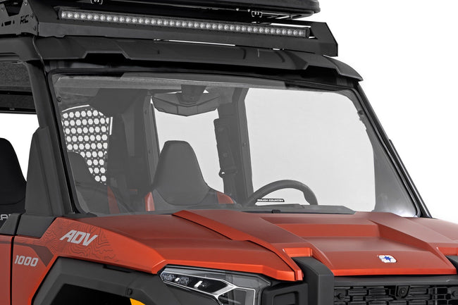 Rough Country Full Windshield | Scratch Resistant | Polaris XPEDITION ADV 5 - The Suspension Specialists