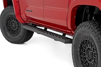 Rough Country BA2 Running Boards | Side Step Bars | Double Cab | Toyota Tacoma (24-25)