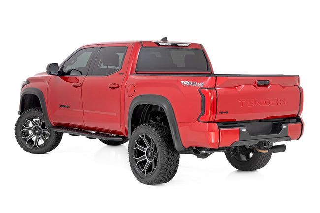 Rough Country OV2 Running Boards | Side Step Bars | Crew Cab | Toyota Tundra 2WD/4WD (22-25)