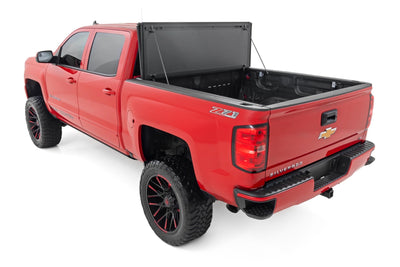 Hard Tri-Fold Flip Up Bed Cover | 5'9" Bed | Chevy/GMC 1500 (14-18 & Classic)