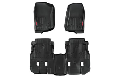 Floor Mats | FR & RR | 4 Door | Jeep Wrangler Unlimited 4WD (2018-2025)
