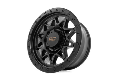 Rough Country 78 Series Wheel | Simulated Beadlock | Black | 18x9 | 8x180 | 0mm - The Suspension Specialists