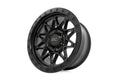Rough Country 78 Series Wheel | Simulated Beadlock | Black | 17x8.5 | 6x135 | +0mm - The Suspension Specialists