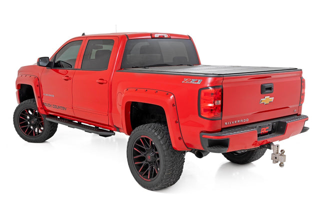 Rough Country OV2 Running Boards | Side Step Bars | Crew Cab | Chevy/GMC 1500/2500HD/3500HD (07-19 & Classic)