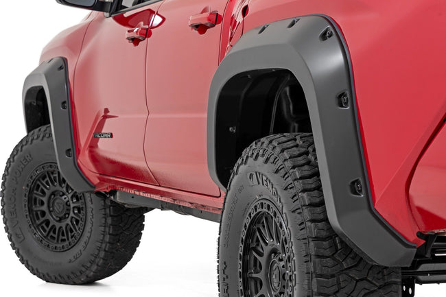 Rough Country Pocket Fender Flares | 8W7 Blue Crush | Toyota Tacoma 2WD/4WD (2024-2025)