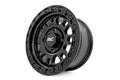 Rough Country 82 Series Wheel | One-Piece | Semi Gloss Black | 14x7 | 4x137 | +10mm - The Suspension Specialists