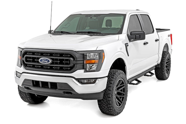 SRL2 Adj Aluminum Step | Crew Cab | Ford F-150/Lightning/F-250/F-350/Raptor (15-26) - The Suspension Specialists