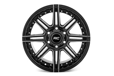 Rough Country 88 Series Wheel | One-Piece | Gloss Black | 17x9 | 6x5.5 | +0mm - The Suspension Specialists