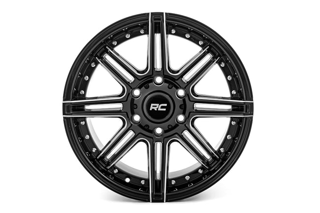 Rough Country 88 Series Wheel | One-Piece | Gloss Black | 17x9 | 6x5.5 | +0mm - The Suspension Specialists
