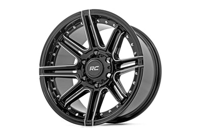 Rough Country 88 Series Wheel | One-Piece | Gloss Black | 17x9 | 6x5.5 | +0mm - The Suspension Specialists