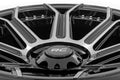 Rough Country 89 Series Wheel | One-Piece | Black Machined Gun Metal | 17x9 | 5x5 | -12mm - The Suspension Specialists