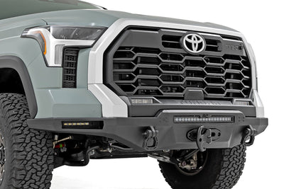 Rough Country Hybrid Front Bumper | 12000S | Blk LED w/ Amber DRL | Toyota Tundra (22-25)