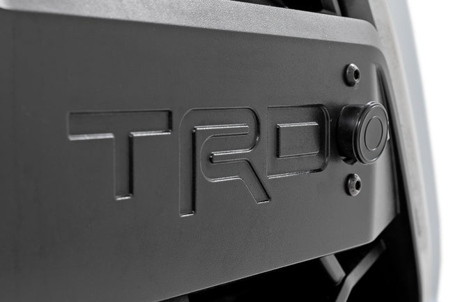 Rough Country Hybrid Front Bumper | 12000S | Blk LED w/ White DRL | Toyota Tundra (22-25)