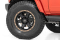 Rough Country 79 Series Wheel | One-Piece | Semi Gloss Black w/Bronze Ring | 17x8.5 | 6x135 | 0mm - The Suspension Specialists