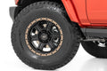 Rough Country 79 Series Wheel | One-Piece | Semi Gloss Black w/Bronze Ring | 18x9 | 5x5.5 | -12mm - The Suspension Specialists