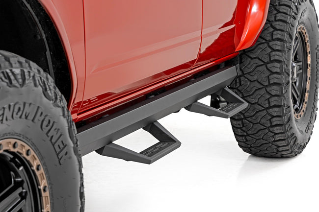 SRL2 Adjustable Aluminum Step | 4-Door | Ford Bronco 4WD (2021-2025) - The Suspension Specialists