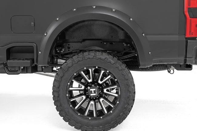 Rough Country Pocket Fender Flares | M7 Carbonized Gray | Ford F-250/F-350 Super Duty (23-25) - The Suspension Specialists