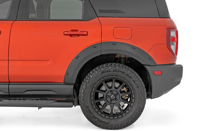 Rough Country Pocket Fender Flares | M7 Carbonized Gray | Ford Bronco Sport 4WD (2021-2025) - The Suspension Specialists